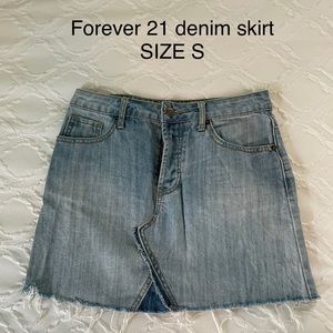 Forever 21 denim skirt